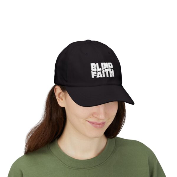 Blind Faith Embroidered Hat : Classic Low Profile Cap, Relaxed Fit Dad Hat - Image 4